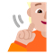 Deaf Person- Medium-Light Skin Tone emoji on Microsoft